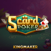 5 Card Poker bingo plus app game